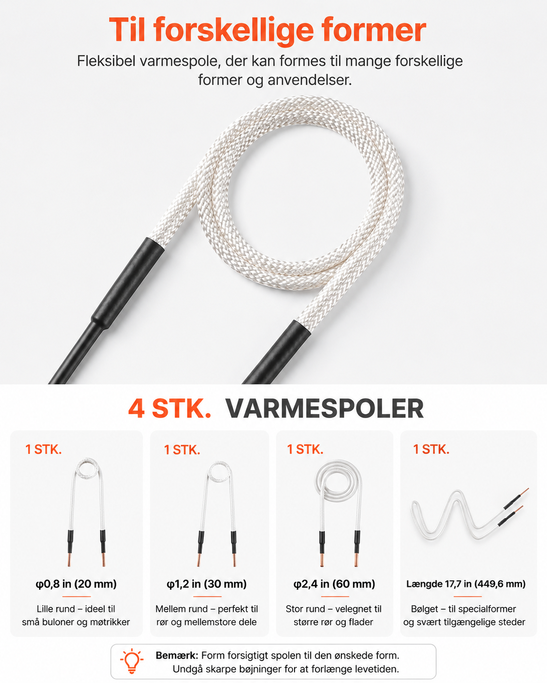 Afmontering af induktionsvarmerbolt, 1800W 110V magnetisk induktionsvarmersæt, håndholdt møtrikbryderværktøj, mini varmemaskine til fjernelse af rustne skruer, reparationsværktøj til bilgarage med 4 spoler og æske