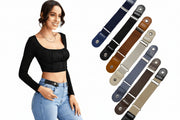 2/4 Pcs Adjustable No Hole Retractable Belt Unisex